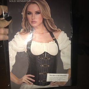 Steampunk underbust corset